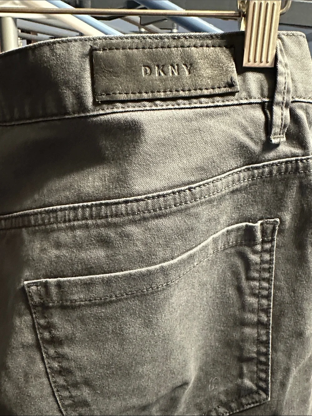 DKNY Men's Charcoal Williamsburg Slim Jeans